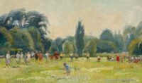 Cor Noltee: Een zonnige dag in het Wantijpark te Dordrecht
