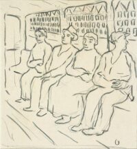 Wim Oepts: Figuren in een treincoupé