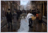 Floris Arntzenius: Slagersjongen in een Haagse straat