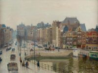 Gerbrand Frederik van Schagen: Gezicht op het Rokin, Amsterdam