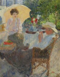 Ernest Jean Joseph Godfrinon: In de tuin