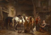 Wouterus Verschuur: In de stal