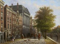 Johannes Fanciscus Spohler: Het Felix Meritis gebouw aan de Keizersgracht, Amsterdam