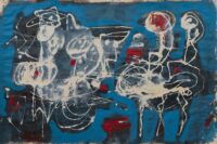Jan Nieuwenhuys: Compositie blauw