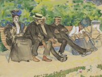 Jan Sluijters: Op een bankje in het park