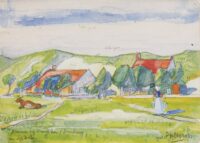 Jan Toorop: Duinhuizen bij Domburg