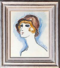 Kees van Dongen: Meisje met hoed (in lijst)