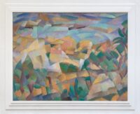 Leo Gestel: Gezicht op de baai van Mallorca (in lijst)