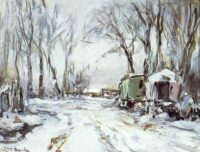 Louis Apol: Winterse boslaan