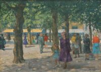 Louis Schutte: Zonnig stadsgezicht