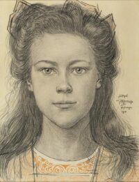 Jan Toorop: Meisjesportret (portret van Jo Vogel)