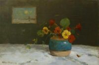 Willem Johannes Weissenbruch: Oost-Indische kers in een gemberpot