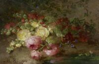 Margaretha Roosenboom: Stilleven met rozen