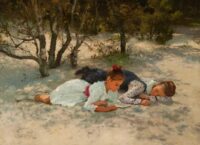 Hermann Seeger: Twee meisjes in de duinen