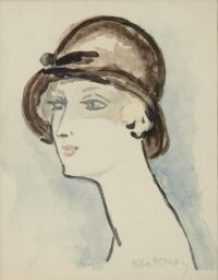 Kees van Dongen: Vrouw met zwarte hoed