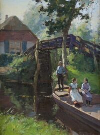 Louis Soonius: Varen door een zonnig Giethoorn