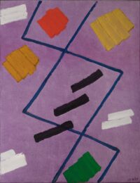 Willem Hussem: Composition purple