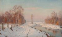 Johan Meijer: Winterlandschap