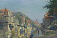Hendrik Jan Wolter: Zonnig gezicht op de binnenhaven van Gorinchem