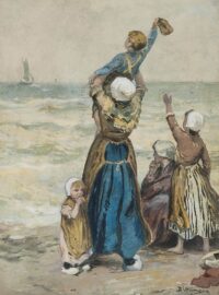 Bernardus Johannes Blommers: Uitzwaaien van de vissers