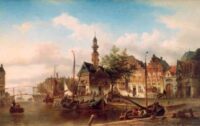 Elias Pieter van Bommel: Gezicht op Kampen