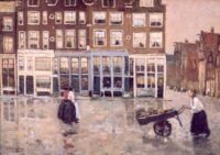 George Hendrik Breitner: Gezicht op het Leidseplein, Amsterdam