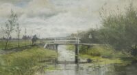 George Jan Hendrik ‘Geo’ Poggenbeek: Langs een vaart bij Haarlem