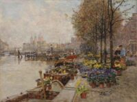 Hans Hermann: Bloemenmarkt te Amsterdam