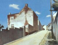 Raoul Hynckes: Zonnig dorpsstraatje