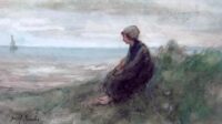 Jozef Israëls: Meisje in de duinen