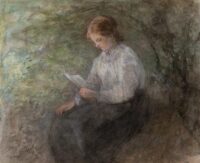 Jozef Israëls: Lezend meisje