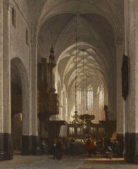 Johannes Bosboom: De Grote Kerk in Hattem