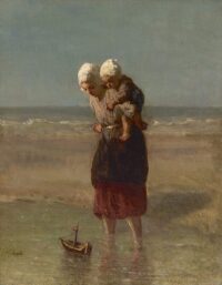 Jozef Israëls: Scheepje varen