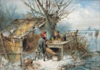 Mari ten Kate: Koek -en -zopie aan een winterse vaart