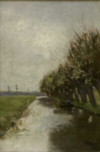 Anton Mauve: Sloot met wilgen