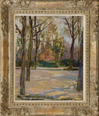 Jan Sluijters: Laan met bomen (in lijst)