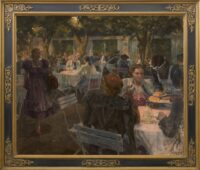 Louis Schutte: Zomeravond te Salzburg (in lijst)