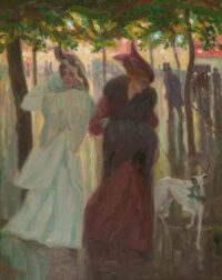 Berthe Jacobs: Elegante dames met hazewindhond
