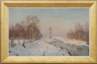 Johan Meijer: Winterlandschap (in lijst)