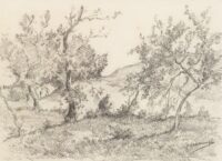 Johannes Evert Hendrik Akkeringa: Twee meisjes in de duinen