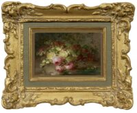 Margaretha Roosenboom: Stilleven met rozen (in lijst)