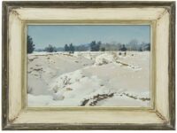 Jan Voerman jr.: Winterlandschap (in lijst)
