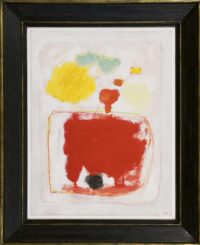 Eugène Brands: Rood Landschap (in lijst)