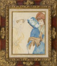 Leo Gestel: Drie vrouwen (in lijst)