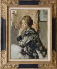 Fernand Toussaint: Jonge vrouw (in lijst)