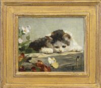 Charles van den Eycken: Een moeilijke vangst (in lijst)