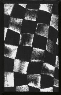 JCJ Vanderheyden: Checkerboard zwart wit (in lijst)