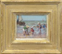 Louis Soonius: Strandgezicht (in lijst)
