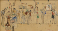 Jan Rijlaarsdam: Caféscène