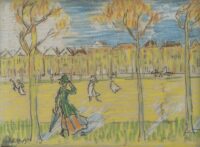 Jan Toorop: Wandelen door het park